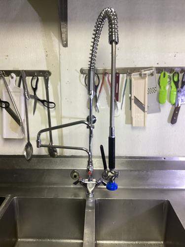 Commercial Restaurant Faucet Installation 