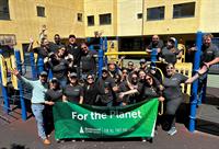 Hunter Pence’s Healthy Planet Project and Redwood Credit Union Team Up to Beautify San Francisco School