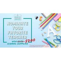 Help Your Favorite Teachers Win $350 for School Supplies