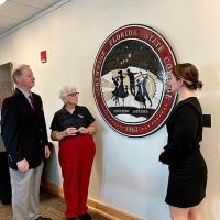 Local Artist Completes Mosaics of College Logo and Seal for Northwest Florida State College