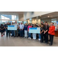 Step One Automotive Group Presents $22,000 to Subaru Share the Love(R) Event Hometown Charities OCSO Sheriff's Star Charity and Healing Hoof Steps