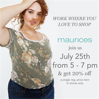 Maurices Back to School Hiring Event!