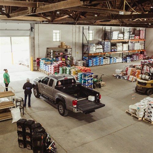 Visit our convenient drive-thru where we can load your order straight into your vehicle for you!