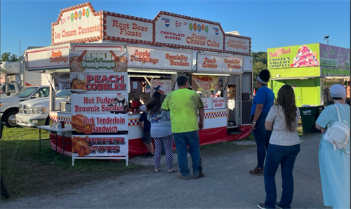 Holmes County Fair with desserts