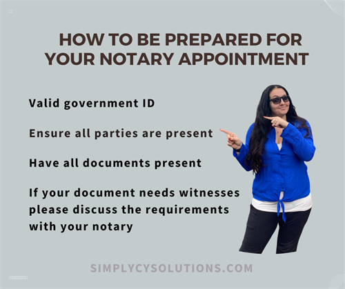 How to prepare for your notary appointment