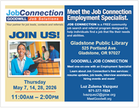 Meet the Employment Specialist - Online and Computer Assistance @ Gladstone Public Library