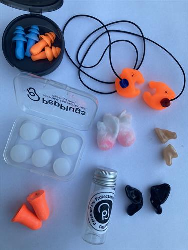 PepPlugs - a variety of custom and universal personal ear protection plugs