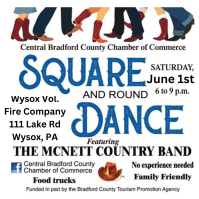 Square and Round Dance - June 1st - Wysox Fire Hall