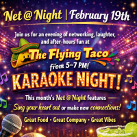 Net @ Night - The Flying Taco!