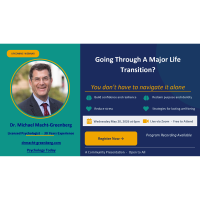 Navigating Major Life Transitions with Dr. Michael Macht-Greenberg