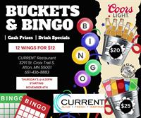 Thursday Night Bingo & Buckets At CURRENT 6:30PM!