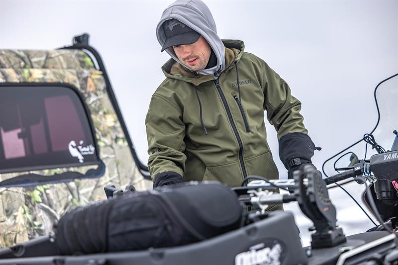 Striker® Breakline Hoody - A change in seasons often requires a change in outerwear. The Striker® Breakline Hoody is an essential piece of equipment designed to take you through the seasons without skipping a beat. The micro fleece lined body provides much needed warmth and comfort, while the taffeta lined arms make it easy to quickly slip over your favorite hoody when on the go. Featuring a zippered chest pocket to keep your phone secure, the Breakline Hoody is an everyday essential on and off the water. 