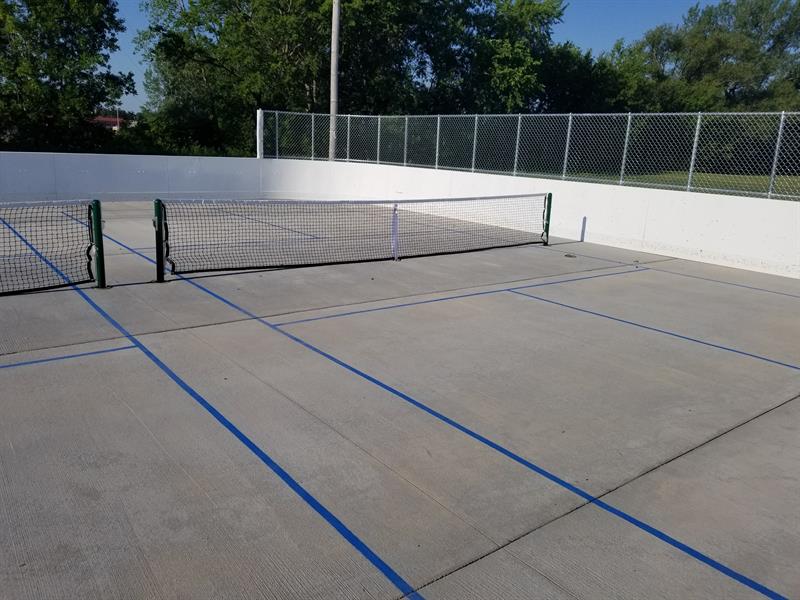 Custom pickle ball courts