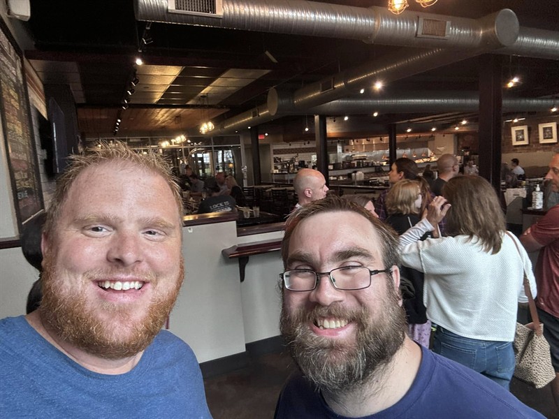 A trip down to Akron, OH, to visit a client