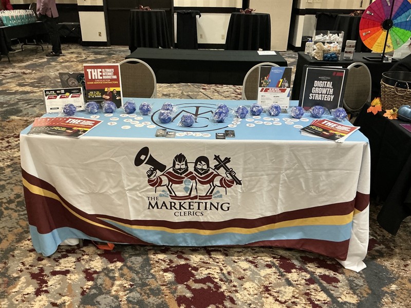 Our booth at the Dakota County meet and greet