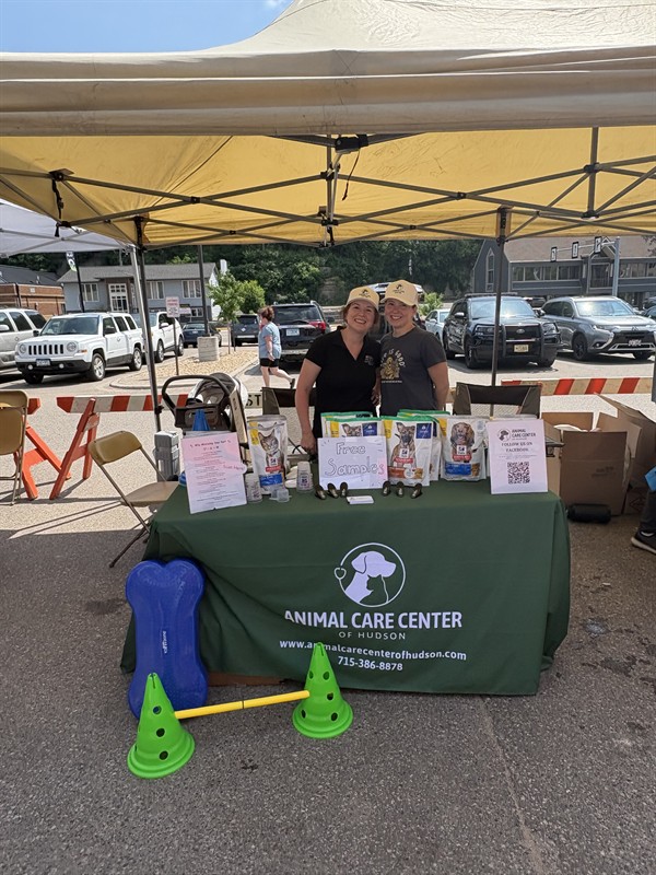 Spending time at a community event. 
