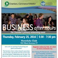 Business After Hours at Honolulu Club