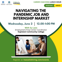 Navigating the Pandemic Job and Internship Market: Career Coaching Lunch Hour