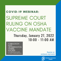 COVID-19 Webinar: Supreme Court Ruling on OSHA Vaccine Mandate