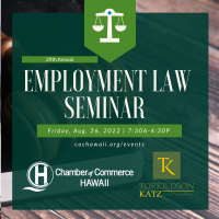 29th Annual Employment Law Seminar presented by Torkildson Katz