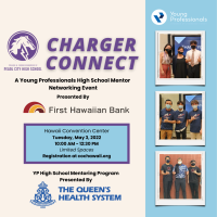 Charger Connect: A YP High School Mentor Networking Event sponsored by The Queen's Health System and event sponsored by First Hawaiian Bank
