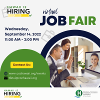 Hawaii Is Hiring - Virtual Job Fair 