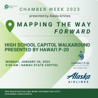 2023 Chamber Week: High School Capitol Walkaround presented by Hawai'i P-20