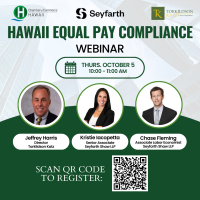 Hawaii Equal Pay Compliance Webinar