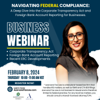 Webinar: Navigating Federal Tax Compliance presented by The ERC Group