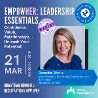 YP Professional Development Class (PDC) EmpowerHER: Leadership Essentials- presented by Kaiser