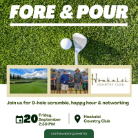 Fore & Pour: 9-Hole + Pau Hana