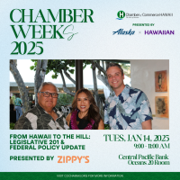 Chamber Weeks 2025: From Hawaii to the Hill: Legislative 201 & Federal Policy Update presented by Zippy's