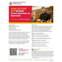University of Maryland Global Campus Presents: VetWork: From Service to Success