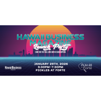 Hawaii Business Magazine January Networking Event at Pickles at Forté