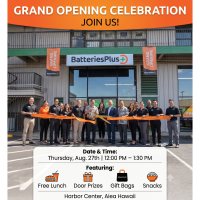 GRAND OPENING CELEBRATION: BATTERIES PLUS