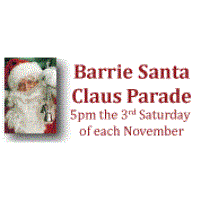 Barrie Santa Claus Parade - FLOAT REGISTRATION DEADLINE - November 13th, 2015