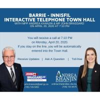 Barrie - Innisfil Interactive Telephone Town Hall