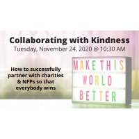FREE WEBINAR: Collaborating with Kindness (November 24 @ 10:30 am)