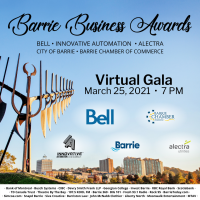 Barrie Business Awards - Virtual Gala - March 25, 2021
