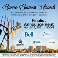 Barrie Business Awards - Finalist Announcement - March 16, 2021