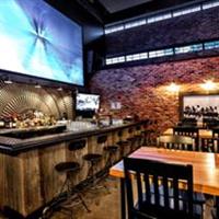 Hoolies bar area & giant 20' HD screen!