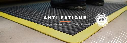 We sell ANTI FATIGUE MATS in large rolls & custom cut lengths.