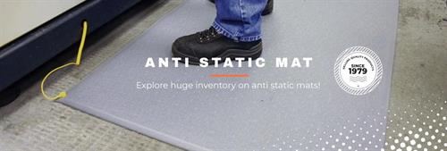 We sell ANTI STATIC (ESD) MATS.