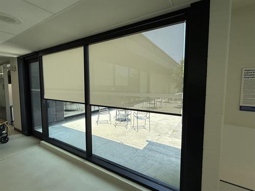 Commercial solar shades