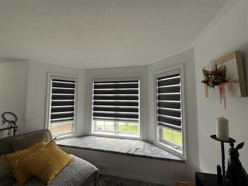 Zebra Blinds Bay window