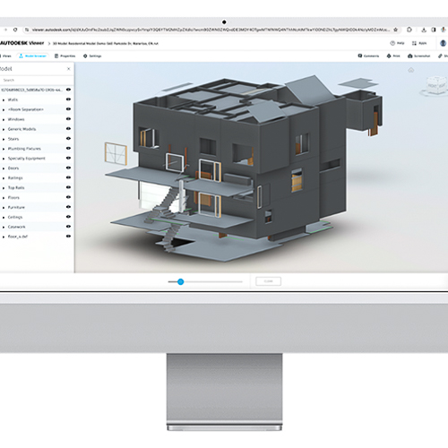 WE can deliver 2D DWG files for AutoCAD or 3D RVT files for Revit Autodesk.