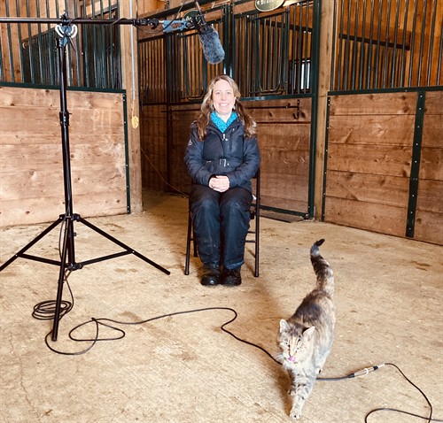 Interview at farm