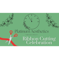 Ribbon Cutting - Platinum Aesthetics