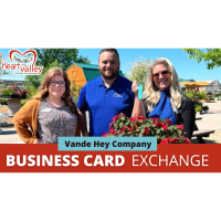 Business Card Exchange Hosted by Vande Hey Company 