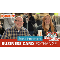 Business Card Exchange Hosted by Stone Innovations & Dunkin'